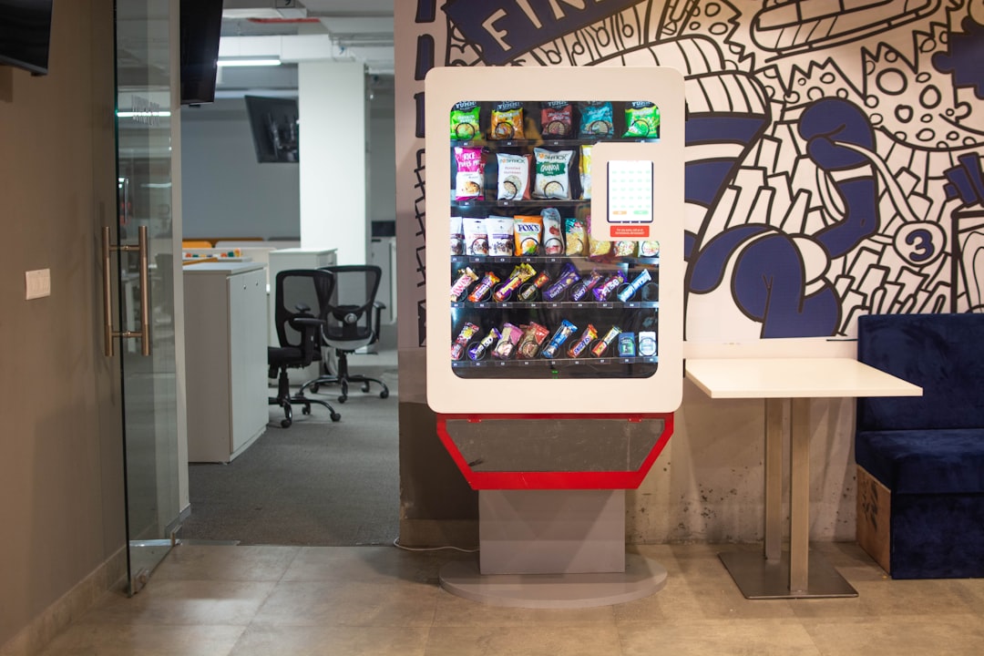 Modern snack vending machine